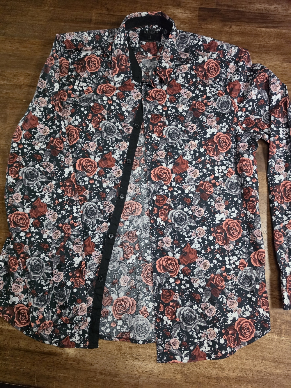 Guess Floral Button Up